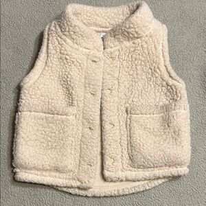 Cozy Cream Sherpa Vest Carter’s 18m